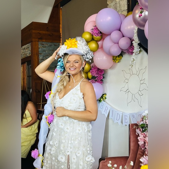 Altar'd State Arabella Maxi 3d Floral Gown - Picture 14 of 15